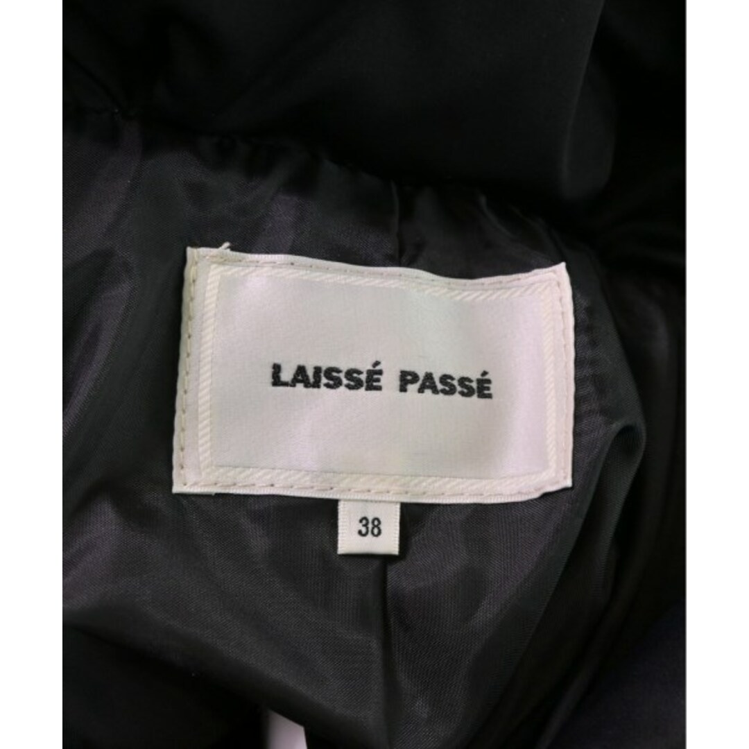 LAISSE PASSE(レッセパッセ)のLAISSE PASSE ダウンジャケット/ダウンベスト 38(M位) 黒 【古着】【中古】 レディースのジャケット/アウター(ダウンジャケット)の商品写真