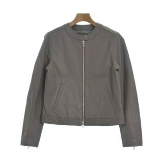 green label relaxing ライダース 38(M位) グレー系 【古着】【中古】(ライダースジャケット)