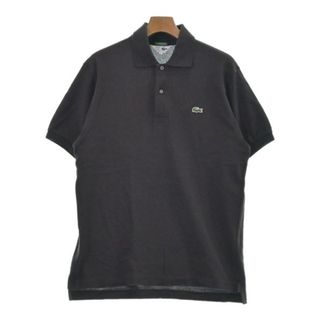 LACOSTE - コムドット ゆうた 着用 LACOSTE ポロシャツ 黒の通販｜ラクマ