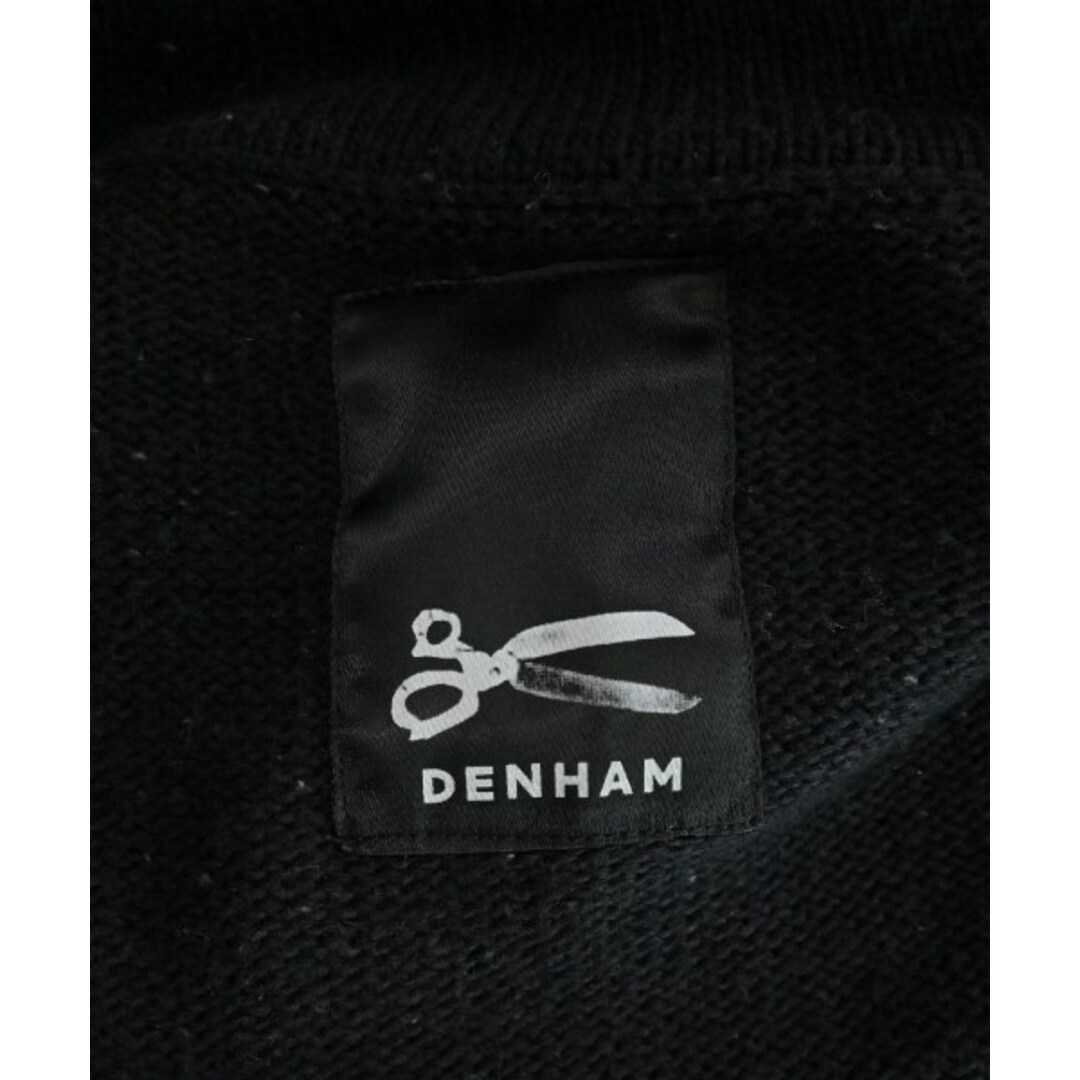 DENHAM(デンハム)のDENHAM デンハム カーディガン XL 黒 【古着】【中古】 メンズのトップス(カーディガン)の商品写真