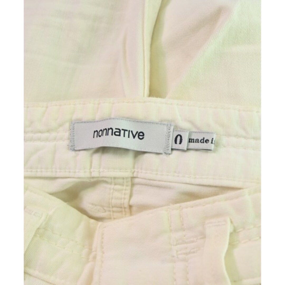 nonnative(ノンネイティブ)のnonnative ノンネイティヴ チノパン 0(XS位) アイボリー 【古着】【中古】 メンズのパンツ(チノパン)の商品写真