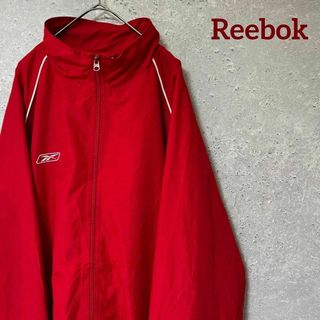 リーボック(Reebok)のReebok リーボック ナイロンジャケット ビッグ 刺繍 スポーツ 4XL(ナイロンジャケット)