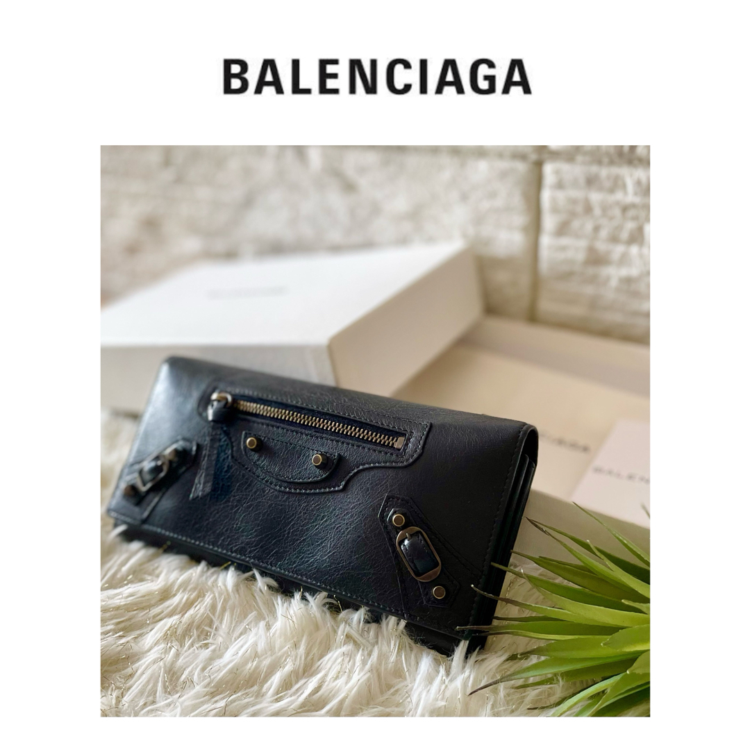 Balenciaga(バレンシアガ)の【美品希少】バレンシアガ クラシックコンチネンタル 長財布 253038 レディースのファッション小物(財布)の商品写真