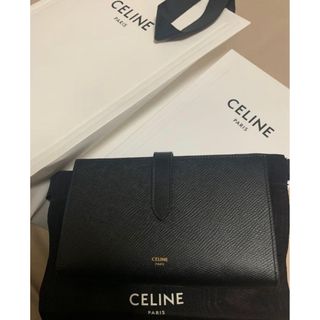 セリーヌ(celine)のCELINE 財布 黒 メンズ エディスリーマン(折り財布)