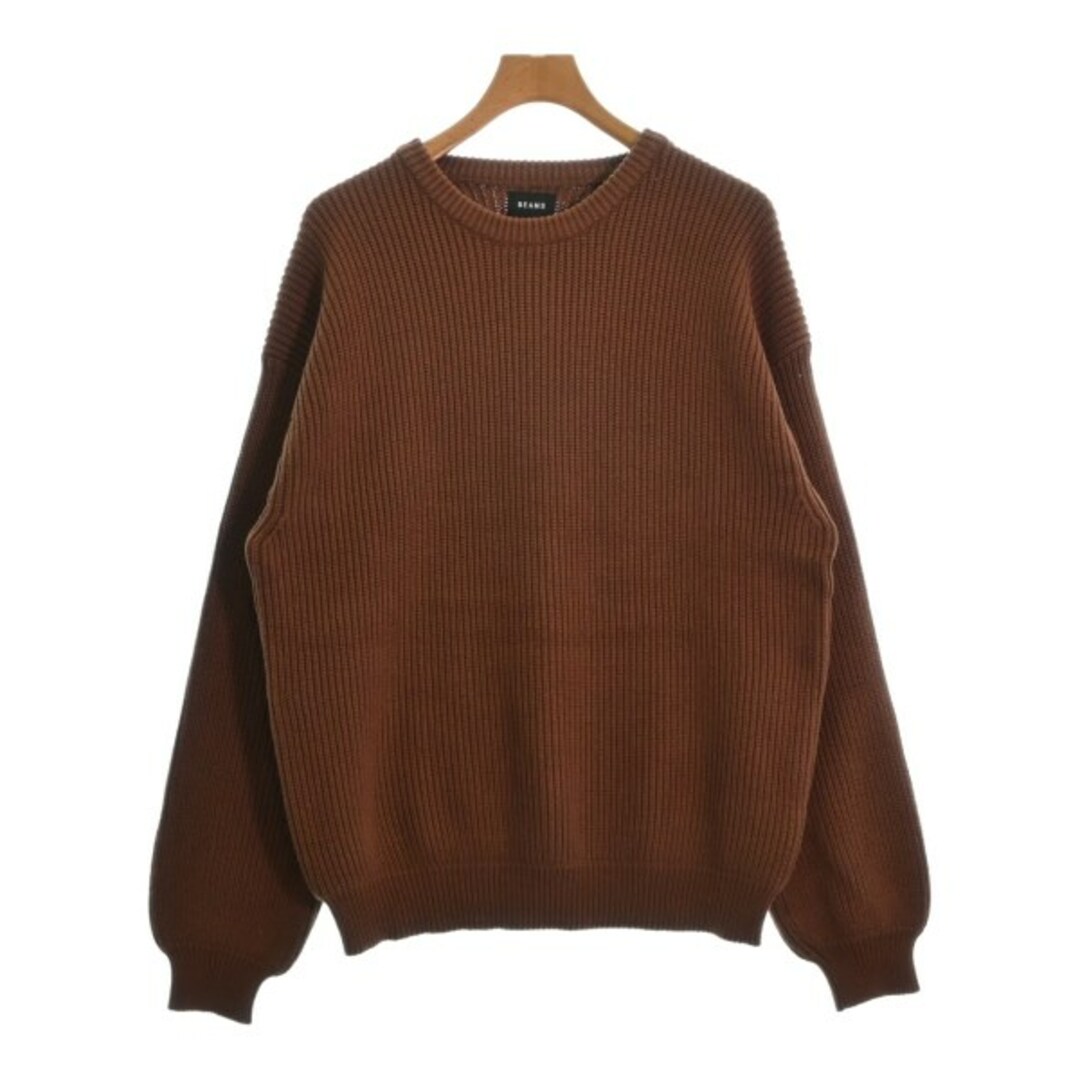 BEAMS(ビームス)のBEAMS ビームス ニット・セーター L 茶 【古着】【中古】 メンズのトップス(ニット/セーター)の商品写真