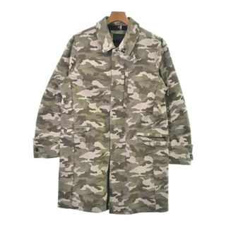 デンハム(DENHAM)のDENHAM コート（その他） -(M位) グレー系x茶xベージュ(迷彩) 【古着】【中古】(その他)