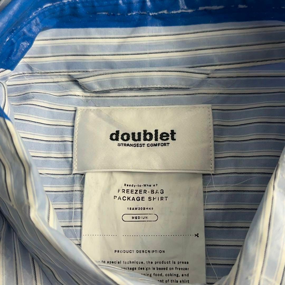 doublet(ダブレット)の9097【即完売モデル】ダブレット☆総柄ストライプシャツ　入手困難　美品 メンズのトップス(シャツ)の商品写真