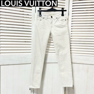 LOUIS VUITTON - 極美品 LV モノグラムポケット スキニージーンズの LOUIS VUITTON - 極美品 LV モノグラムポケット スキニージーンズの