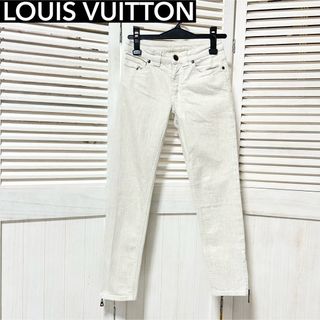 ルイヴィトン(LOUIS VUITTON)のLOUIS VUITTON ヴィトン　デニム　34  ホワイトグレー(デニム/ジーンズ)