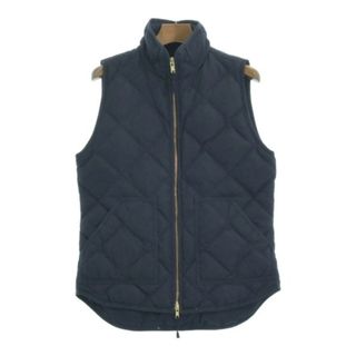 ジェイクルー(J.Crew)のJ.CREW ジェイクルー ダウンジャケット/ダウンベスト XS 紺 【古着】【中古】(ダウンジャケット)