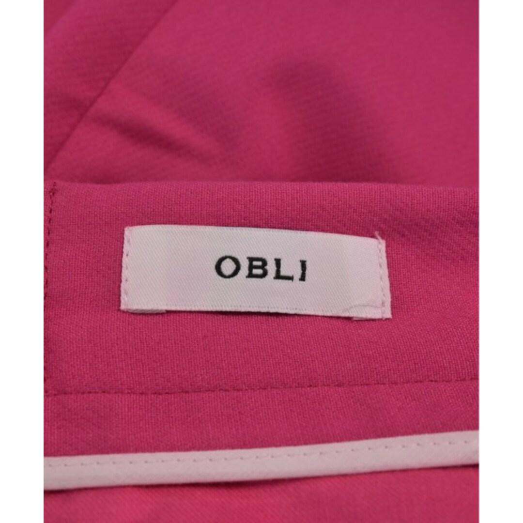 OBLI(オブリ)のOBLI オブリー パンツ（その他） F ピンク 【古着】【中古】 レディースのパンツ(その他)の商品写真