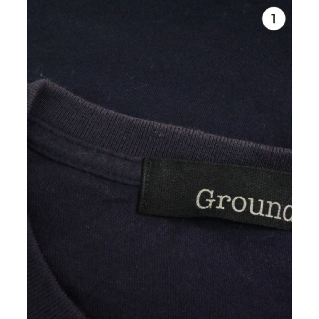 Ground Y(グラウンドワイ)のGround Y グラウンド　ワイ Tシャツ・カットソー 3(M位) 紺 【古着】【中古】 レディースのトップス(カットソー(半袖/袖なし))の商品写真