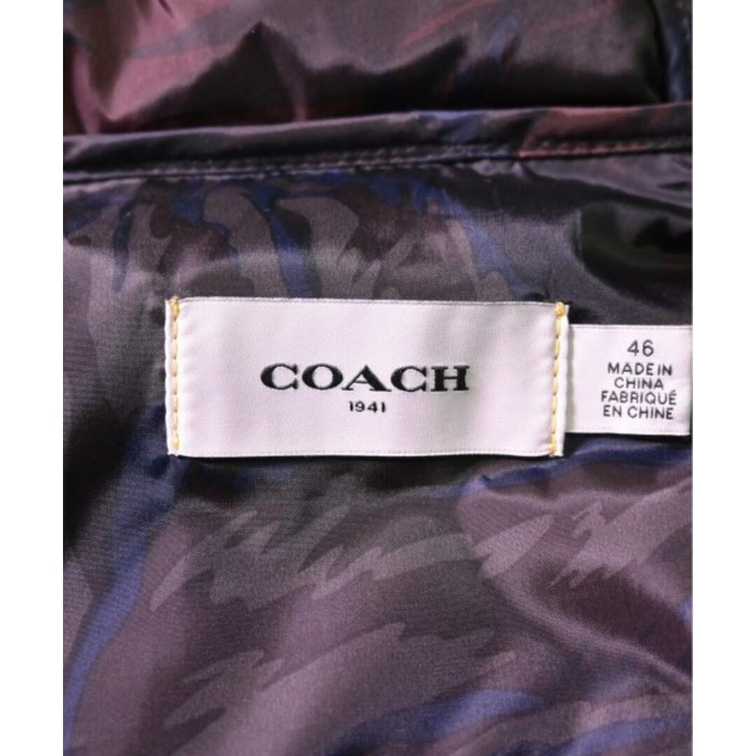 COACH(コーチ)のCOACH コーチ コート 46(M位) 黒 【古着】【中古】 メンズのジャケット/アウター(その他)の商品写真