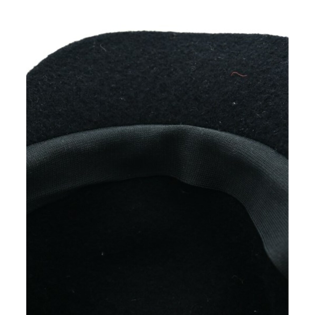Nine Tailor(ナインテイラー)のNINE TAILOR ナインテイラー キャップ - 黒 【古着】【中古】 レディースの帽子(キャップ)の商品写真