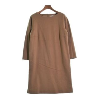 マックスマーラ(Max Mara)のMax Mara マックスマーラ ワンピース 42(M位) ベージュ系 【古着】【中古】(ひざ丈ワンピース)