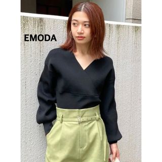 エモダ(EMODA)の新品！EMODA 黒ニット(ニット/セーター)