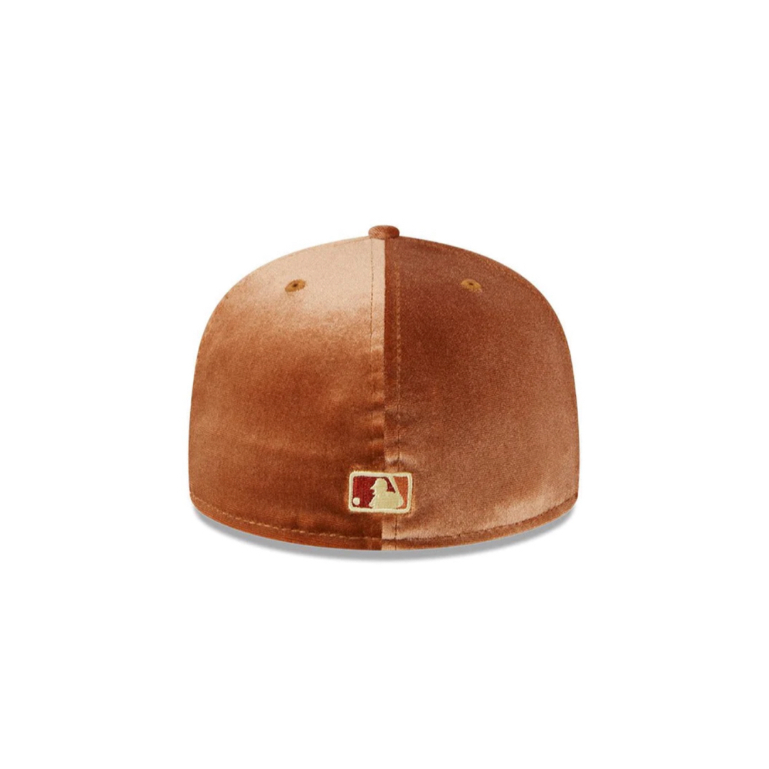 59FIFTY Vintage Velvetロサンゼルスドジャースライトブラウン メンズの帽子(キャップ)の商品写真