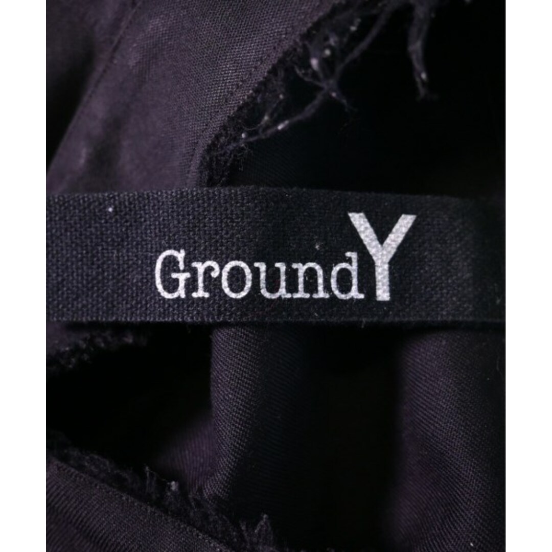 Ground Y(グラウンドワイ)のGround Y グラウンド　ワイ カジュアルシャツ 3(M位) 黒 【古着】【中古】 メンズのトップス(シャツ)の商品写真