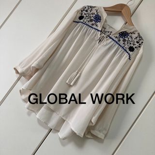 グローバルワーク(GLOBAL WORK)のGLOBAL WORK  刺繍ブラウス ROPE' PICNIC (シャツ/ブラウス(長袖/七分))