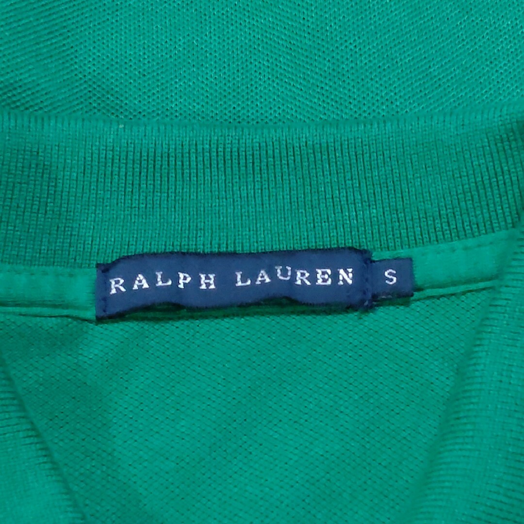 Ralph Lauren(ラルフローレン)のラルフローレン　ビッグポニー　スキニーフットポロシャツ　半袖　グリーン　Sサイズ レディースのトップス(ポロシャツ)の商品写真