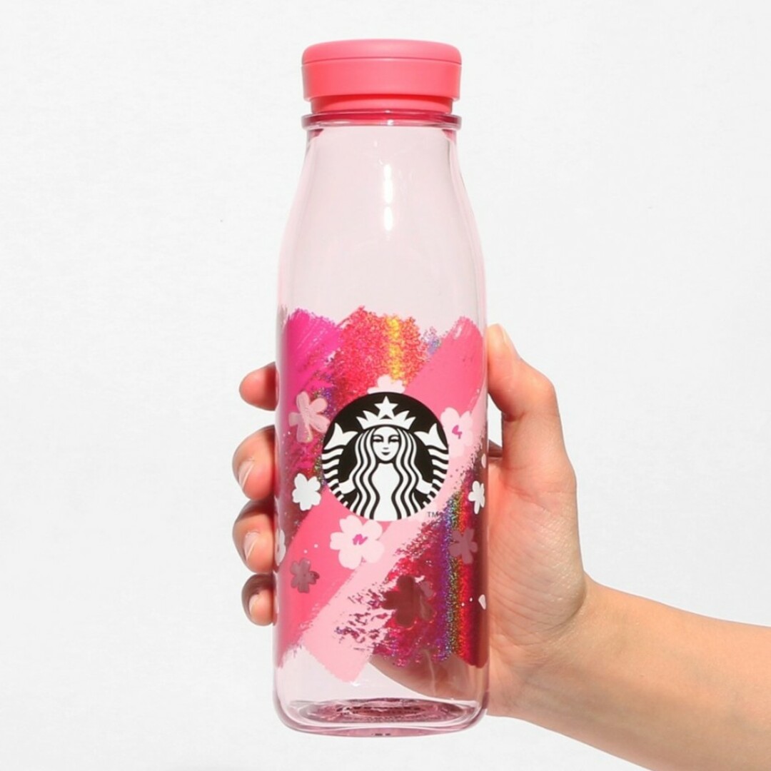 Starbucks(スターバックス)のスタバ　SAKURA2024　ボトル　ブラッシュピンク 473ml　新品 インテリア/住まい/日用品のキッチン/食器(容器)の商品写真