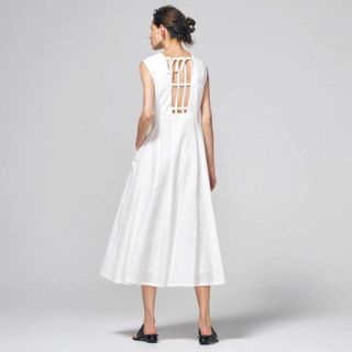 アキラナカ(AKIRANAKA)のAKIRANAKA♡Yui back knot dress(ロングワンピース/マキシワンピース)