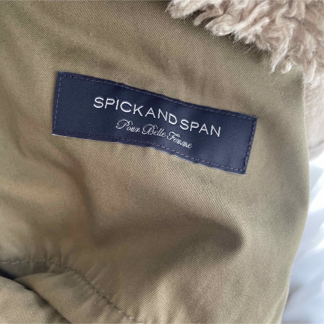 Spick & Span(スピックアンドスパン)のspick and span ミリタリー　ジャケット　ノーカラー レディースのジャケット/アウター(ミリタリージャケット)の商品写真