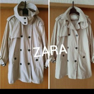 ザラ(ZARA)のZARA★春先に♪薄手なベージュコート(トレンチコート)