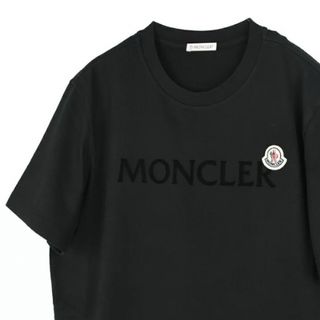 モンクレール(MONCLER)の★定価53,900円★MONCLER Tシャツ Ｌ　モンクレール ロゴ ブラック(Tシャツ/カットソー(半袖/袖なし))