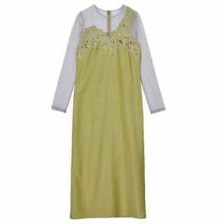 アメリヴィンテージ(Ameri VINTAGE)のAmeri VINTAGE UND RENEE CUTWORK DRESS(ロングドレス)