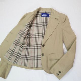 BURBERRY BLUE LABEL - バーバリーブルーレーベル テーラードジャケット ノバチェック ブラウン 36