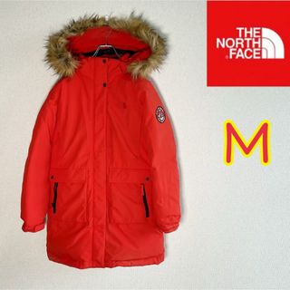 ザノースフェイス(THE NORTH FACE)のノースフェイス　ダウンジャケット　朱赤　レディースＭ(ダウンジャケット)