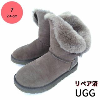 アグ(UGG)のUGGaustralia【アグ】ベイリーボタンⅡ ムートンブーツ グレー(ブーツ)