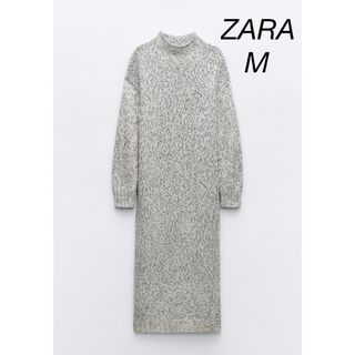 ザラ(ZARA)のZARA ロング丈 ニットワンピース(ロングワンピース/マキシワンピース)