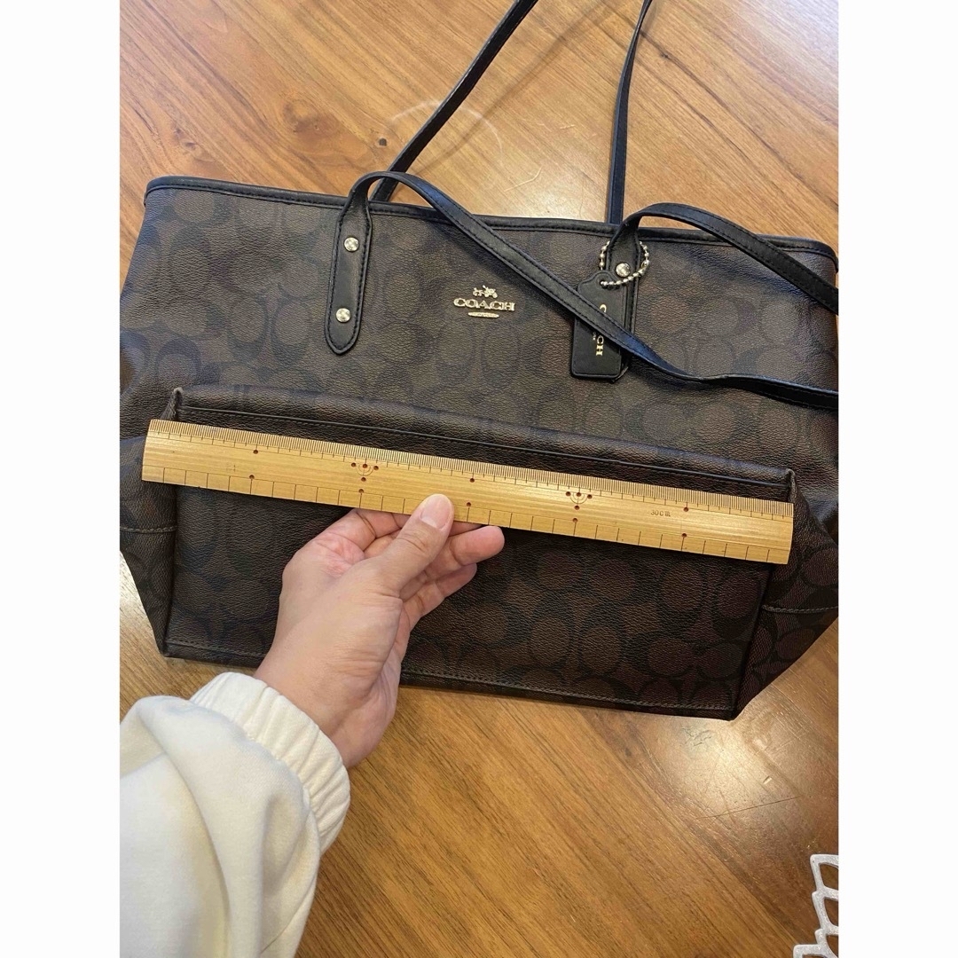 COACH - 美品 コーチ ショルダーバッグ トートバッグ A4収納可