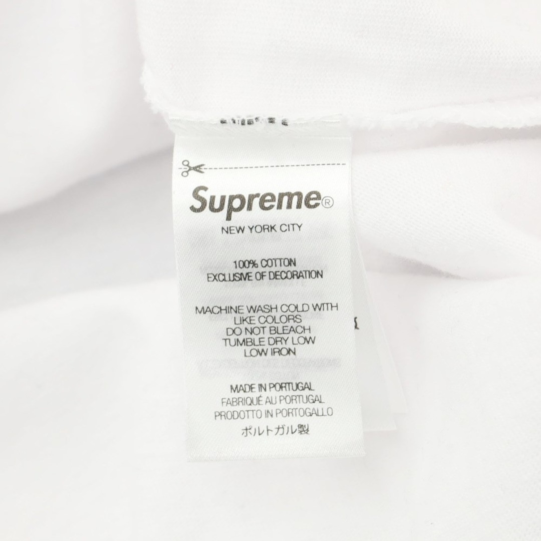 Supreme(シュプリーム)の【中古】シュプリーム Supreme 2023年秋冬 Small Box L/S Tee コットン クルーネック 長袖Ｔシャツ ホワイト【サイズL】【メンズ】 メンズのトップス(Tシャツ/カットソー(七分/長袖))の商品写真