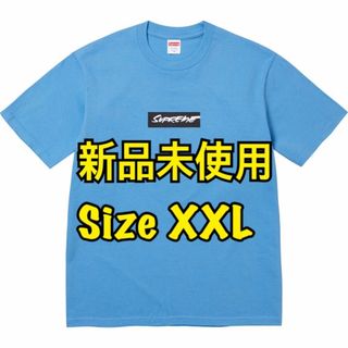 シュプリーム(Supreme)のSupreme futura box logo tee ボックスロゴ 青XXL(Tシャツ/カットソー(半袖/袖なし))