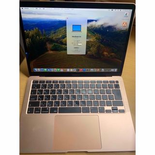 マック(Mac (Apple))のM1 MacBook Air ゴールド 8GB/256GB (ノートPC)