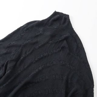 バレンシアガ(Balenciaga)の美品 国内 JPタグ 2022 バレンシアガ BALENCIAGA 719056 タートルネックオーバーサイズセーター 2/ブラック ロゴ【2400013725620】(ニット/セーター)