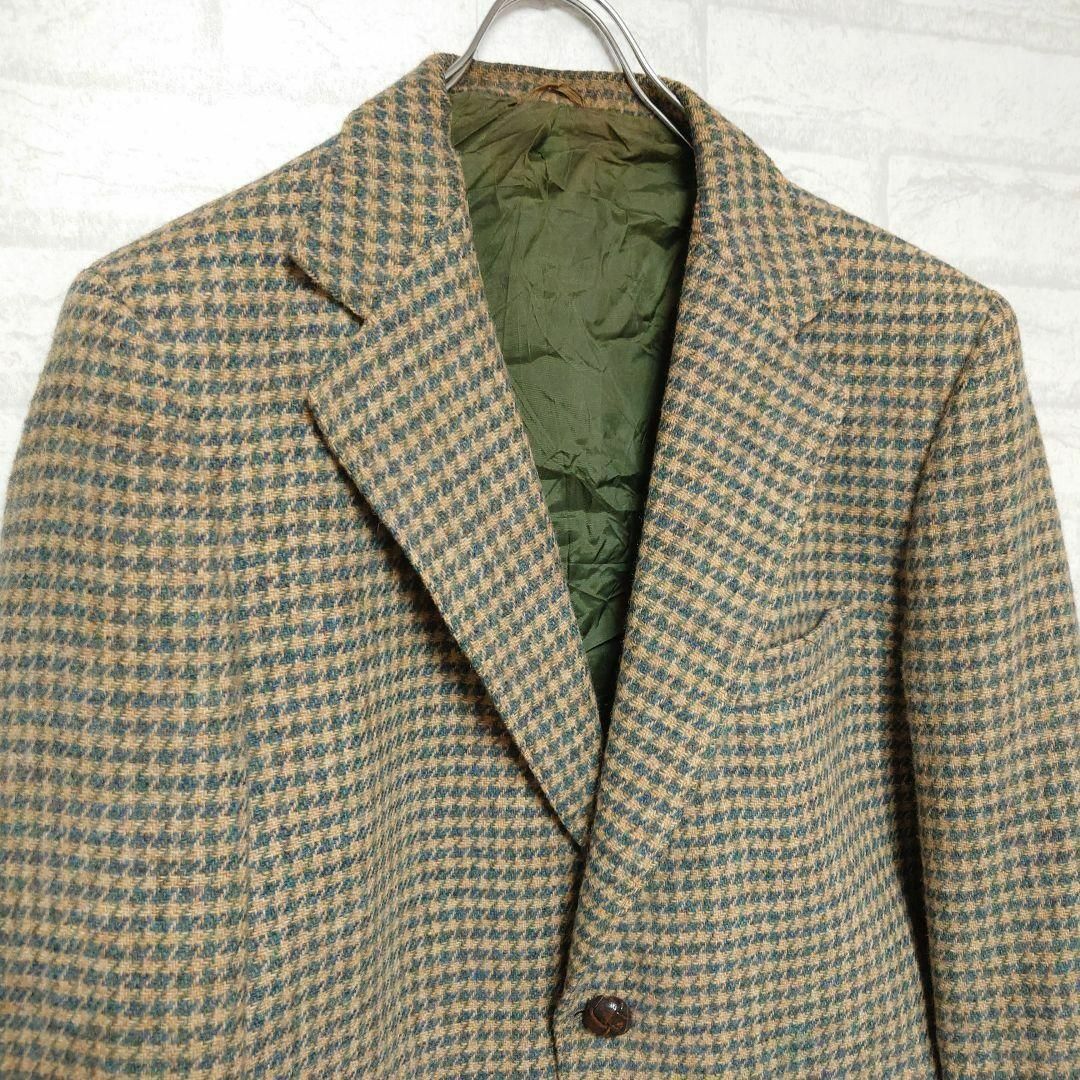 Harris Tweed(ハリスツイード)の《USA製》HARRIS TWEED 80sハリスツイード 千鳥格子 2B メンズのジャケット/アウター(テーラードジャケット)の商品写真