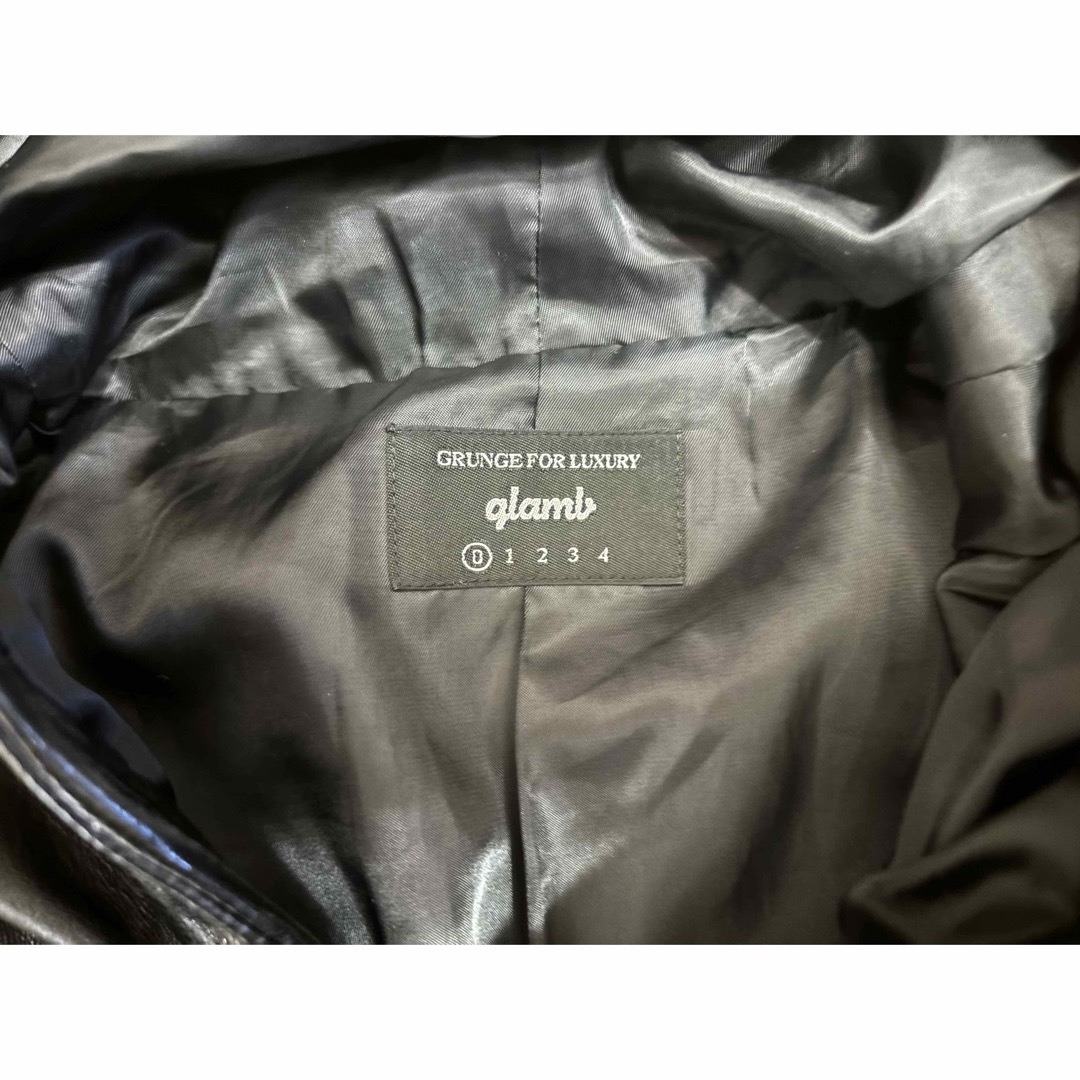 glamb(グラム)のGlamb ライダース 革ジャン サイズ0/S 定価64,900円 メンズのジャケット/アウター(レザージャケット)の商品写真