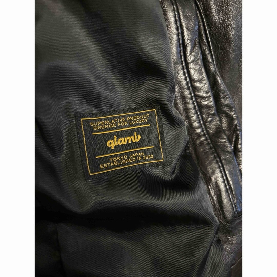 glamb(グラム)のGlamb ライダース 革ジャン サイズ0/S 定価64,900円 メンズのジャケット/アウター(レザージャケット)の商品写真