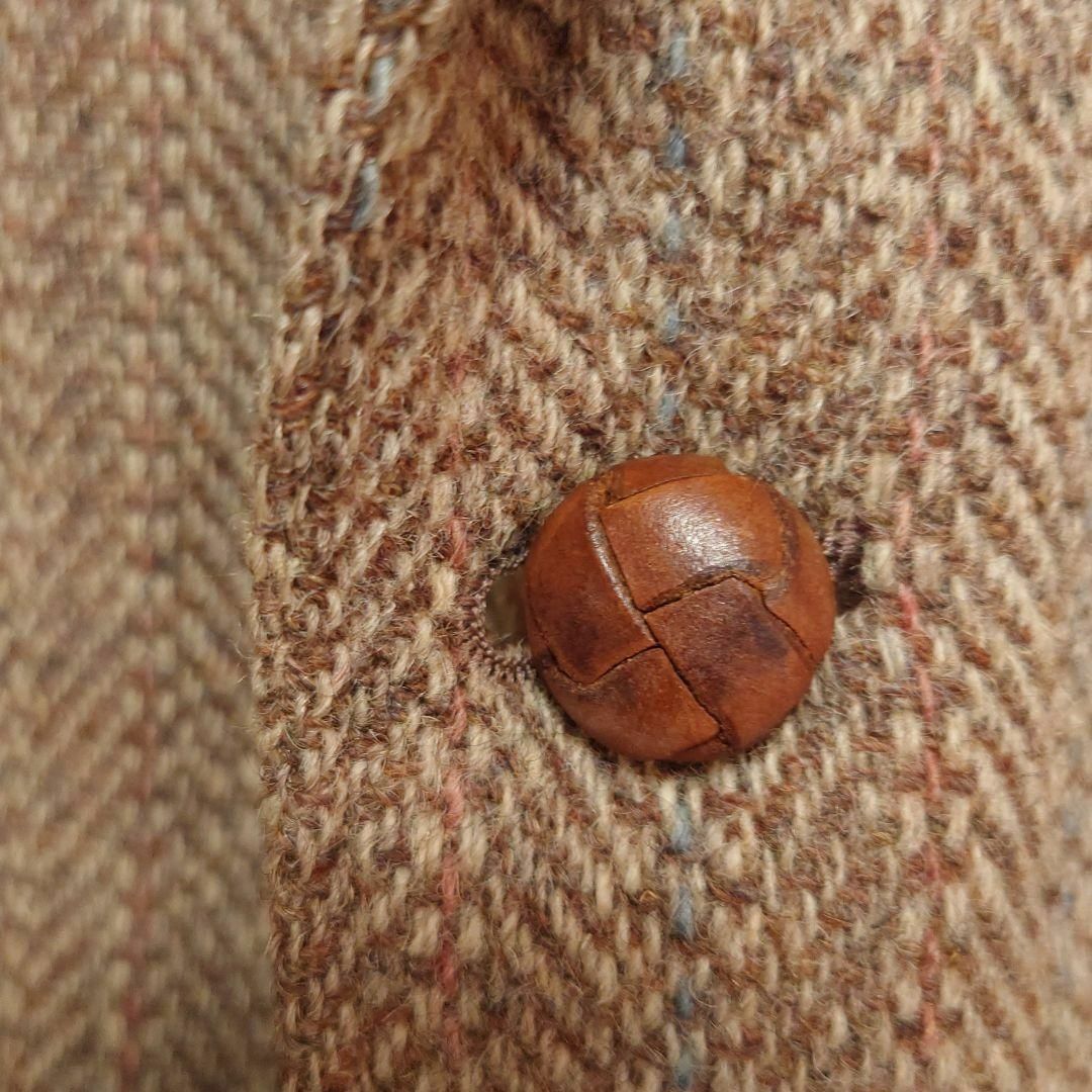 Harris Tweed(ハリスツイード)の《USA製》ハリスツイード 80s HARRIS TWEED ヘリンボーンウール メンズのジャケット/アウター(テーラードジャケット)の商品写真