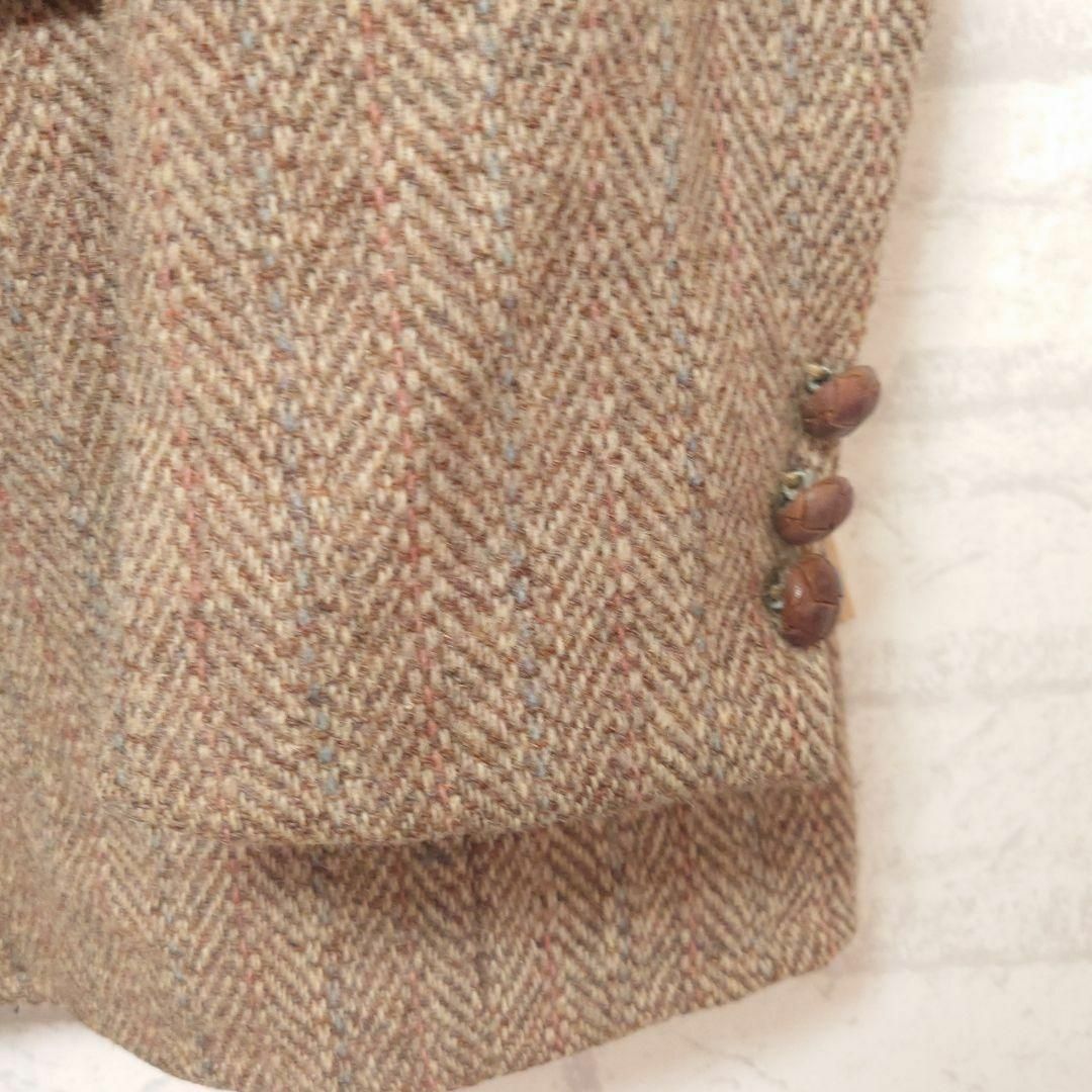 Harris Tweed(ハリスツイード)の《USA製》ハリスツイード 80s HARRIS TWEED ヘリンボーンウール メンズのジャケット/アウター(テーラードジャケット)の商品写真