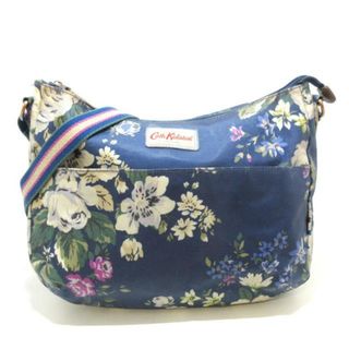 キャスキッドソン(Cath Kidston)のCath Kidston(キャスキッドソン) ショルダーバッグ - ブルー×マルチ 花柄 コーティングキャンバス×キャンバス(ショルダーバッグ)