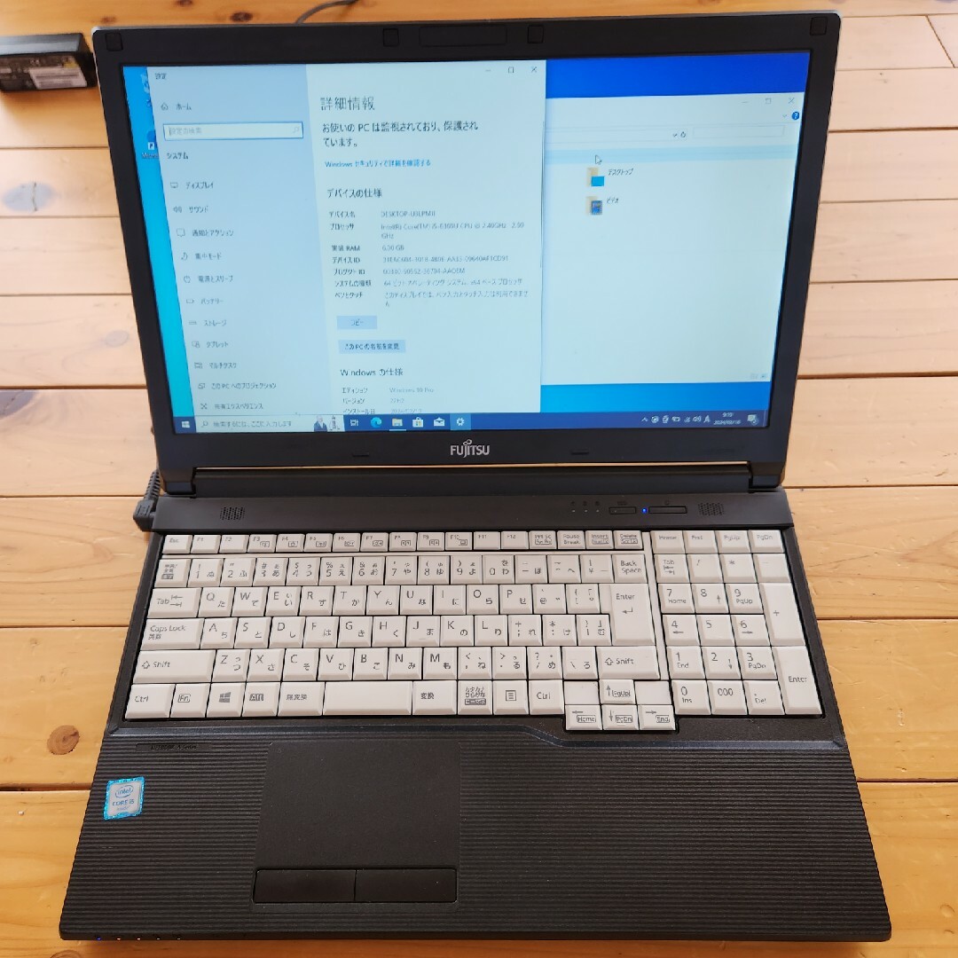 富士通(フジツウ)の富士通 LIFEBOOK A576/P Windows10Pro スマホ/家電/カメラのPC/タブレット(ノートPC)の商品写真