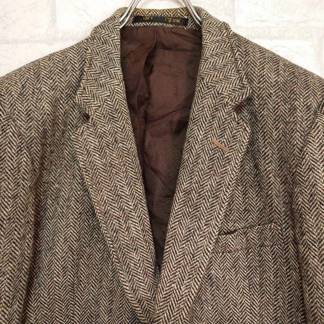 Harris Tweed(ハリスツイード)の80s ハリスツイードジャケット 胡桃ボタン Harris Tweed メンズのジャケット/アウター(テーラードジャケット)の商品写真