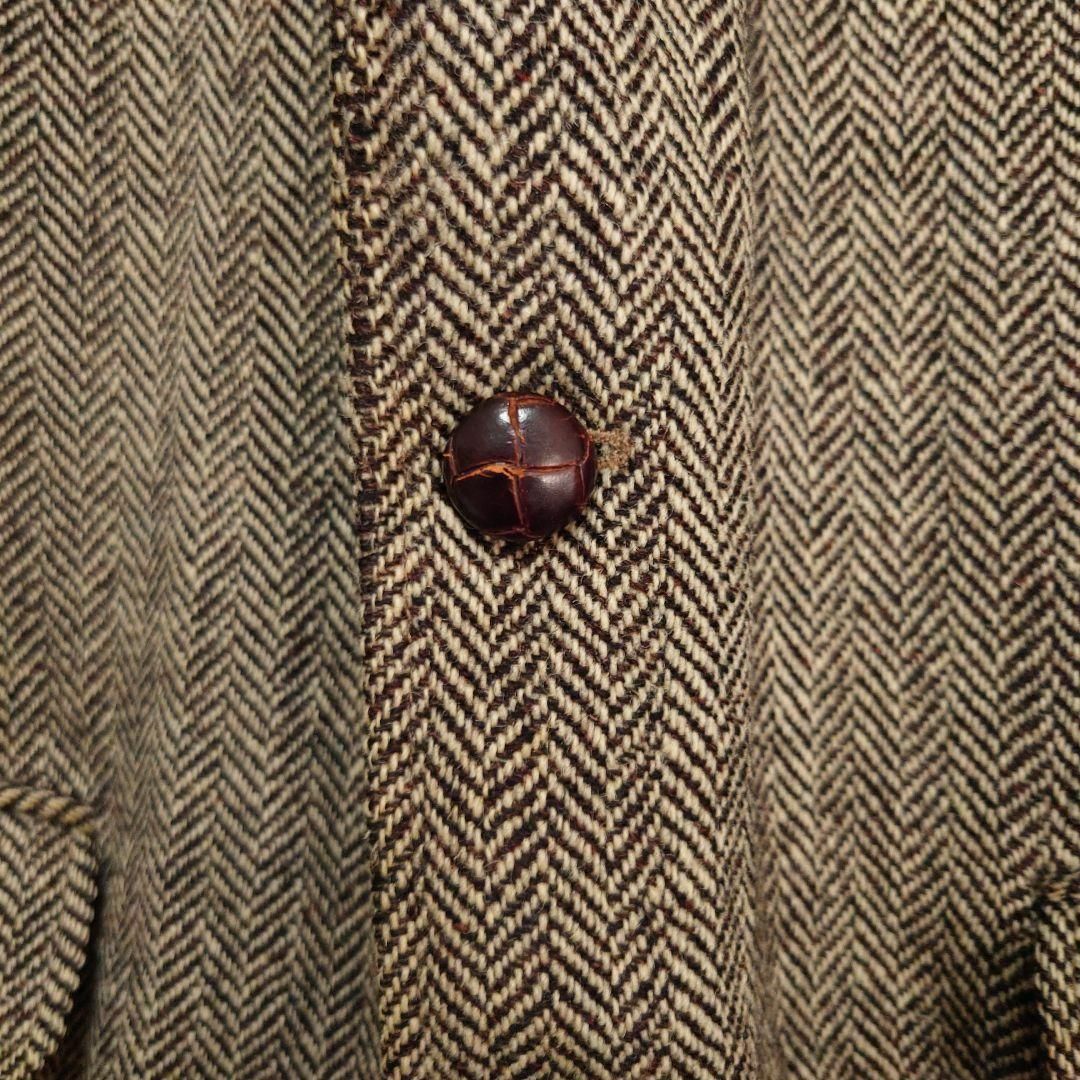 Harris Tweed(ハリスツイード)の80s ハリスツイードジャケット 胡桃ボタン Harris Tweed メンズのジャケット/アウター(テーラードジャケット)の商品写真