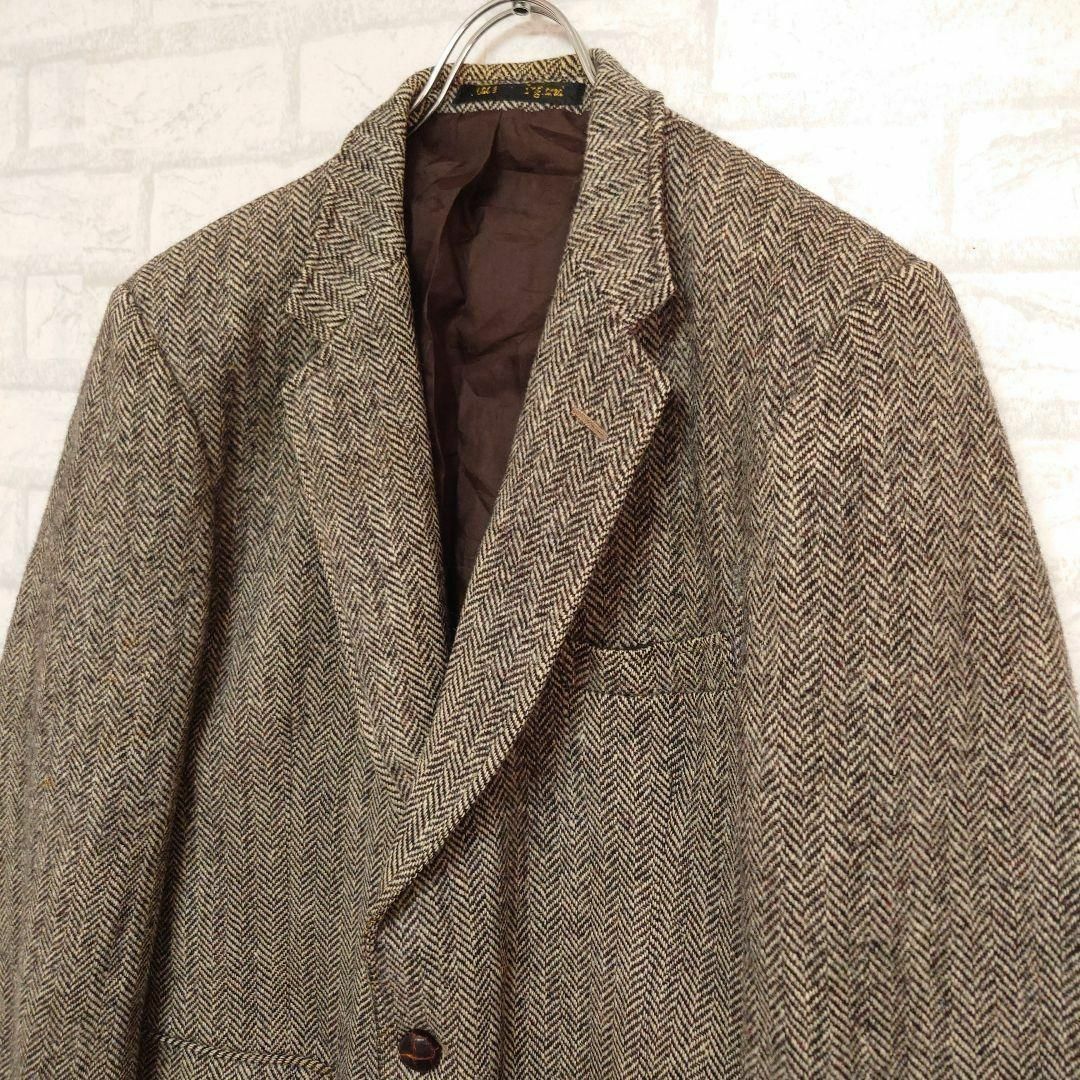 Harris Tweed(ハリスツイード)の80s ハリスツイードジャケット 胡桃ボタン Harris Tweed メンズのジャケット/アウター(テーラードジャケット)の商品写真