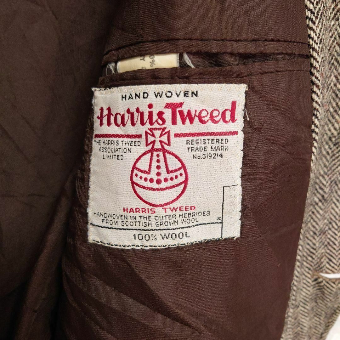 Harris Tweed(ハリスツイード)の80s ハリスツイードジャケット 胡桃ボタン Harris Tweed メンズのジャケット/アウター(テーラードジャケット)の商品写真